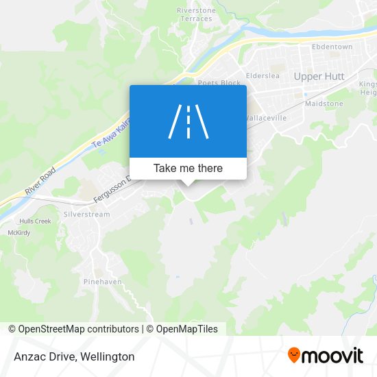 Anzac Drive map