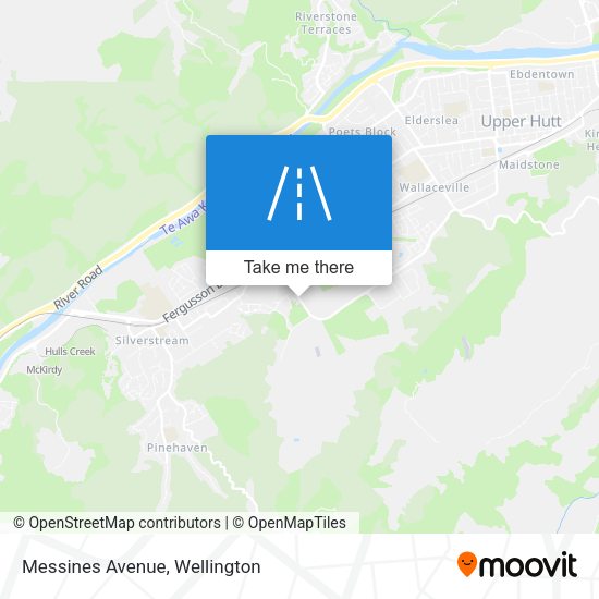 Messines Avenue map