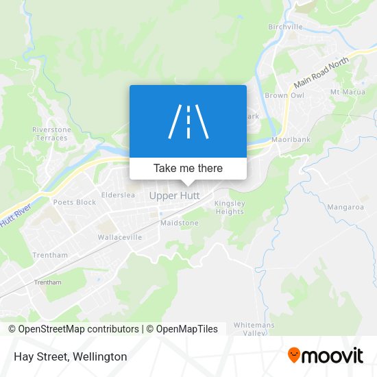 Hay Street map