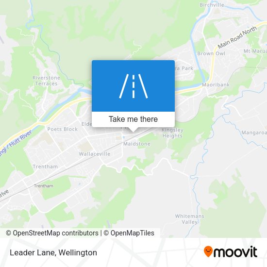 Leader Lane map