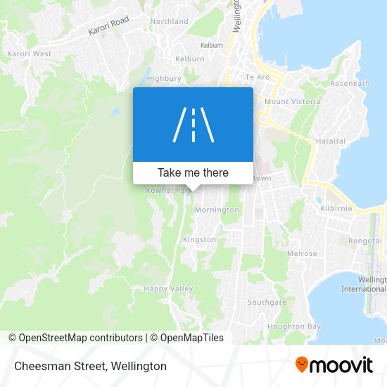 Cheesman Street map