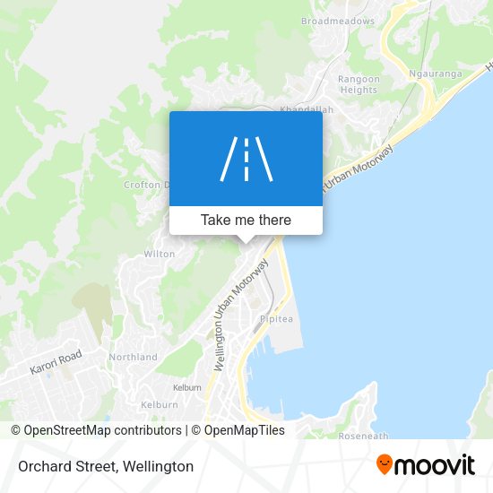 Orchard Street map