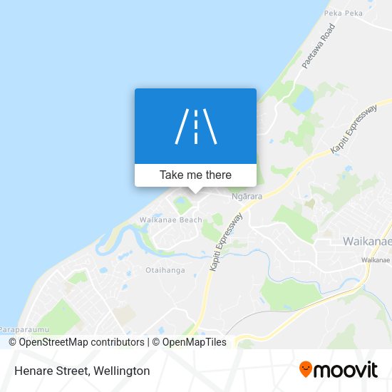 Henare Street map