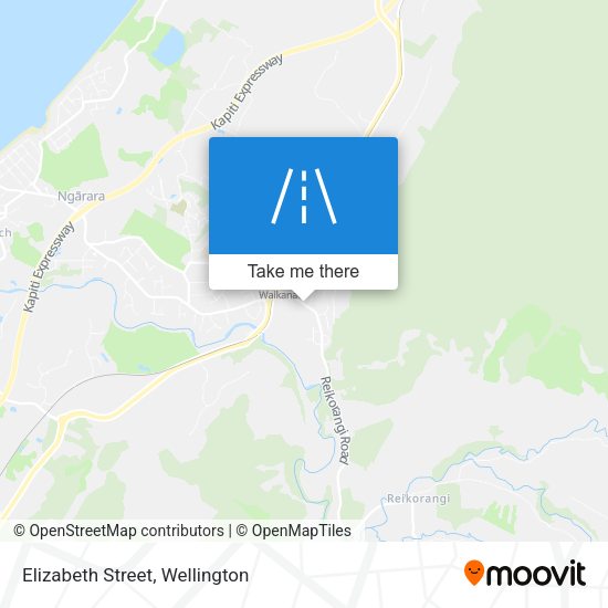 Elizabeth Street map
