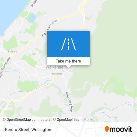 Kereru Street map