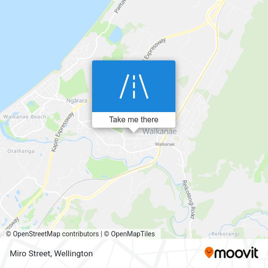 Miro Street map