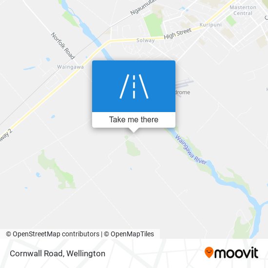 Cornwall Road map
