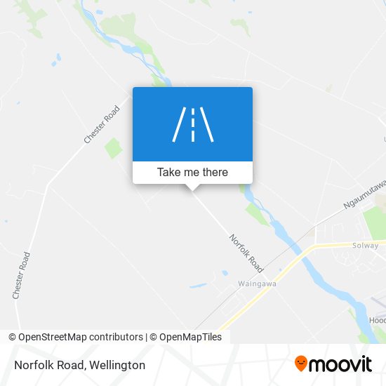Norfolk Road map