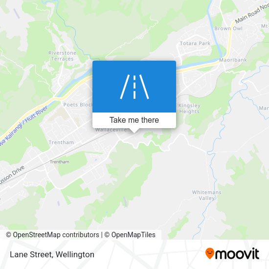 Lane Street map