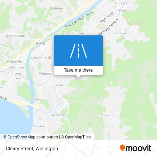 Cleary Street map
