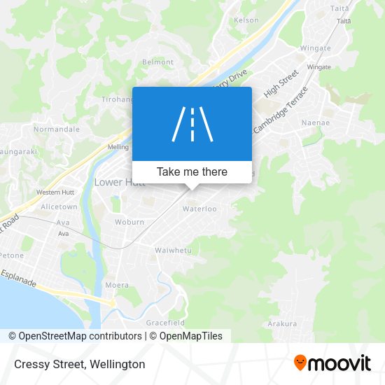 Cressy Street map