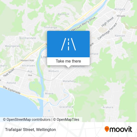 Trafalgar Street map