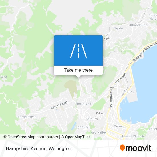 Hampshire Avenue map