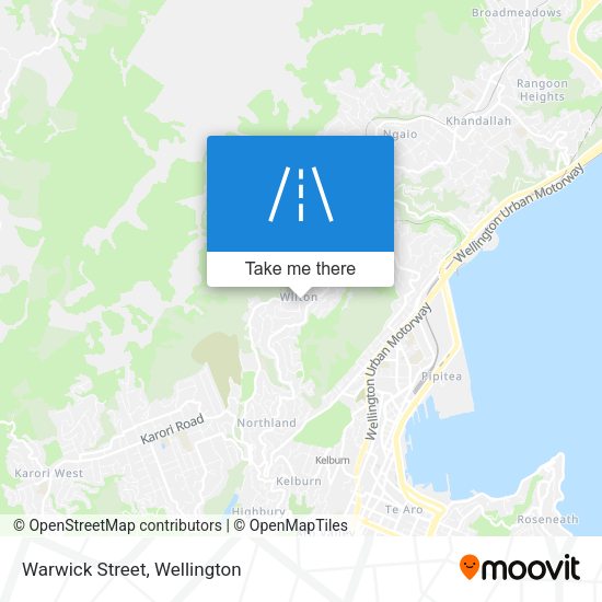 Warwick Street map