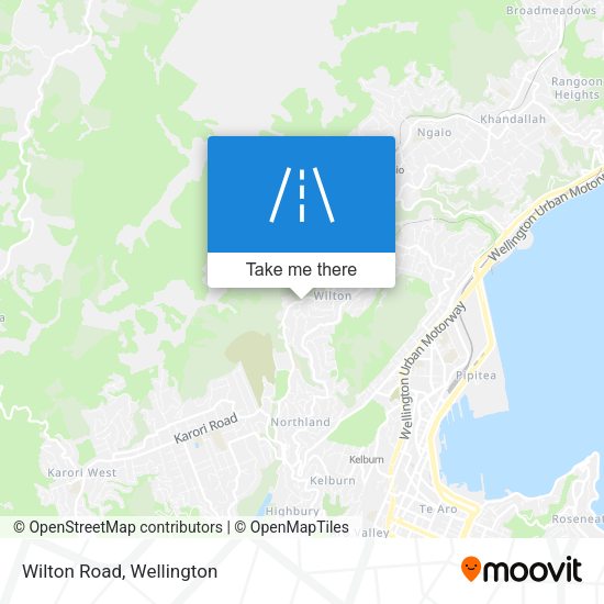 Wilton Road map