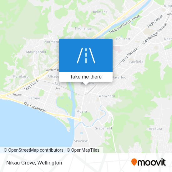 Nikau Grove map