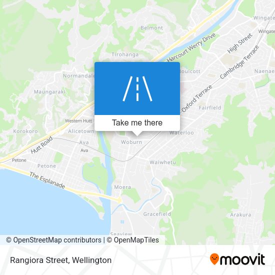 Rangiora Street map