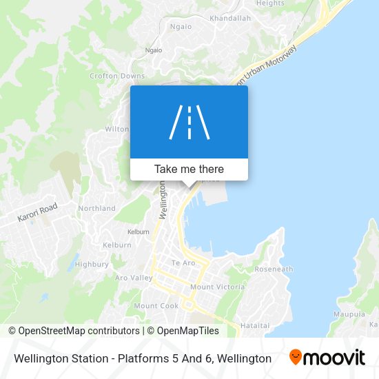 Wellington Station - Platforms 5 And 6 map