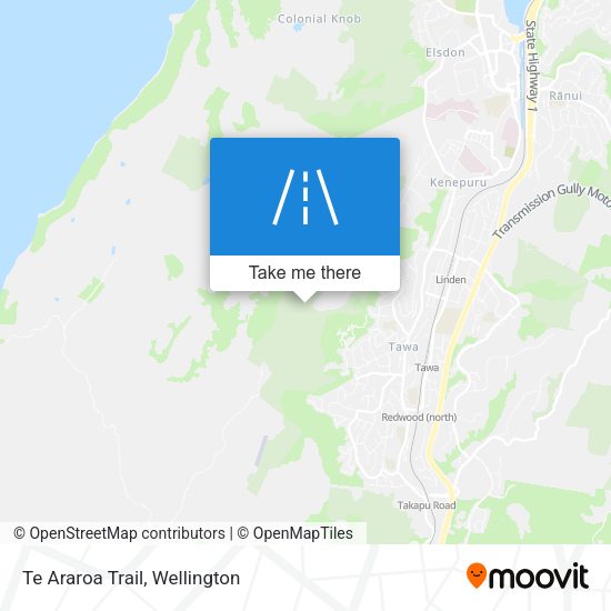 Te Araroa Trail map