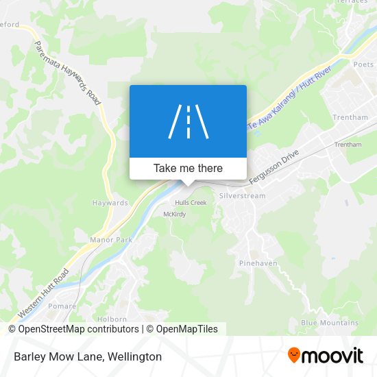 Barley Mow Lane map