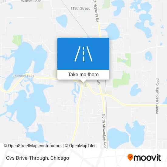 Cvs Drive-Through map