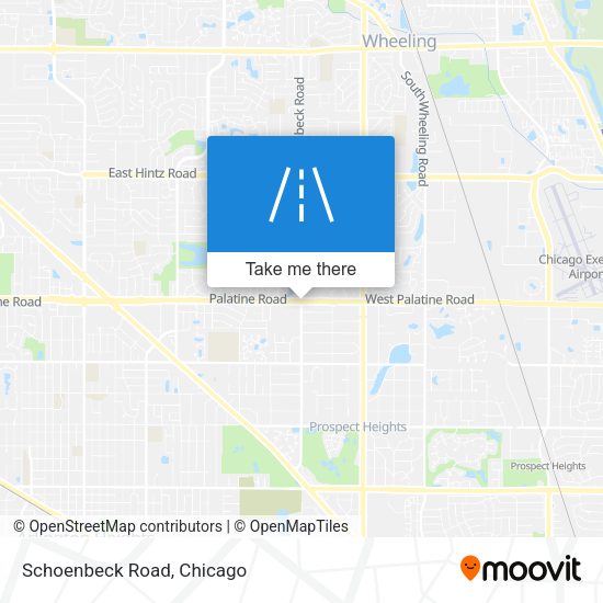 Mapa de Schoenbeck Road