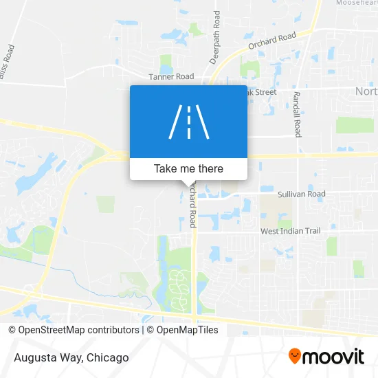 Augusta Way map