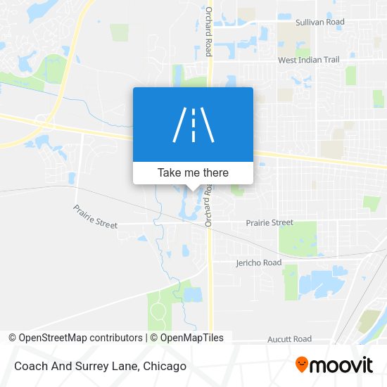 Coach And Surrey Lane map