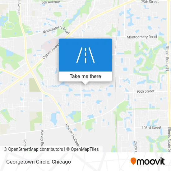 Georgetown Circle map