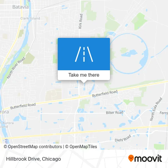 Hillbrook Drive map