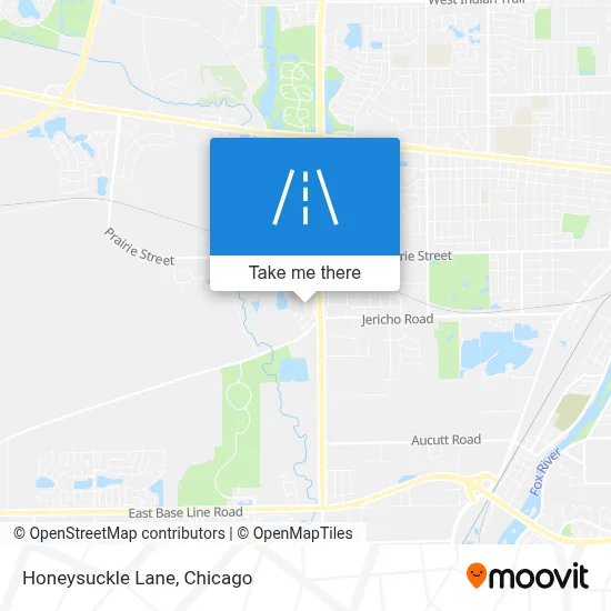 Honeysuckle Lane map