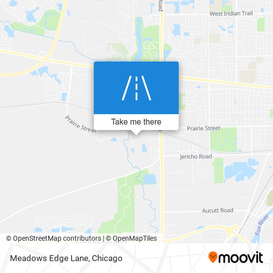 Meadows Edge Lane map