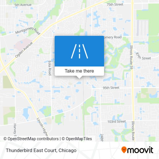 Mapa de Thunderbird East Court