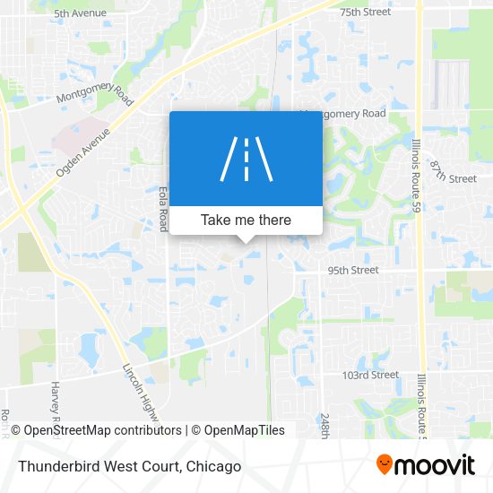 Mapa de Thunderbird West Court