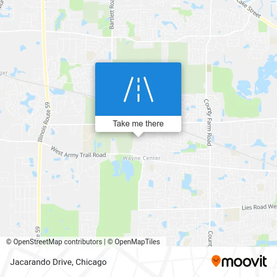 Jacarando Drive map