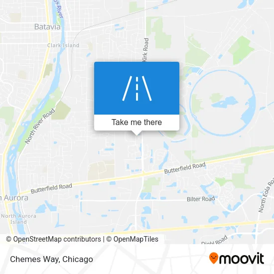 Chemes Way map