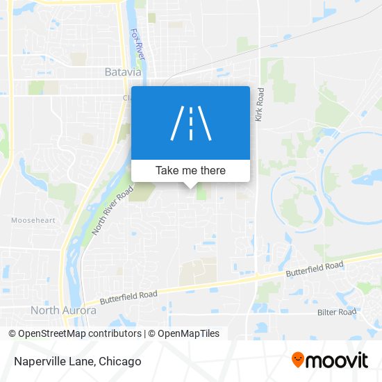 Naperville Lane map