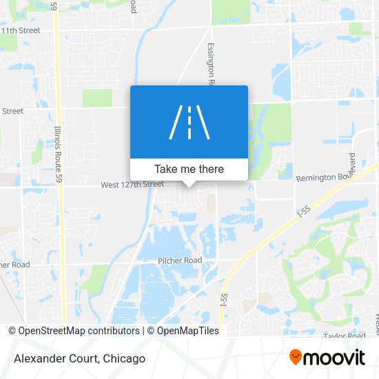 Mapa de Alexander Court