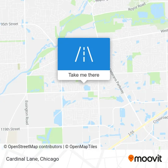 Cardinal Lane map