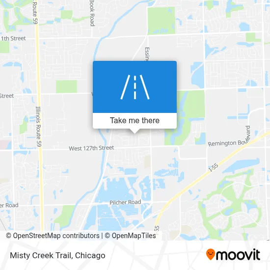 Misty Creek Trail map