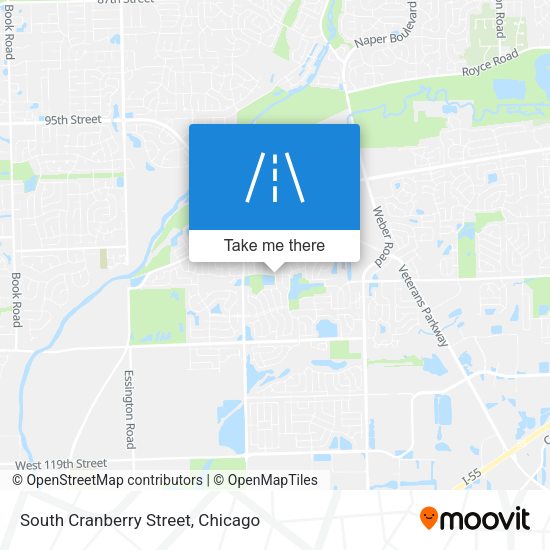 South Cranberry Street map