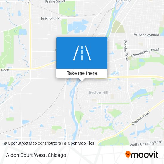 Aldon Court West map