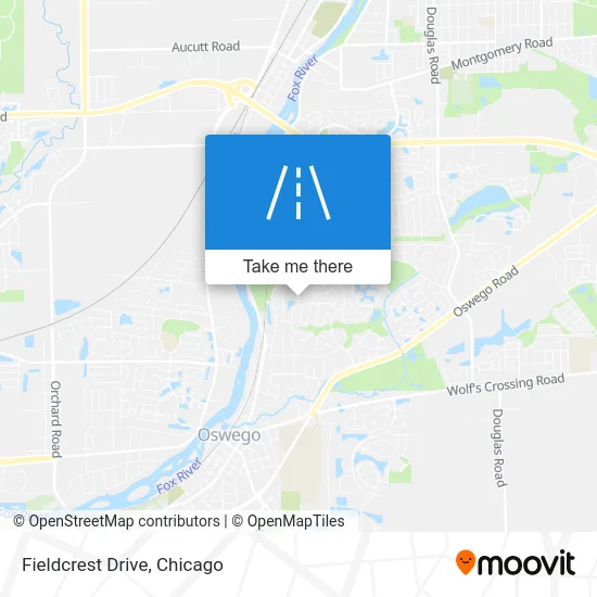 Fieldcrest Drive map