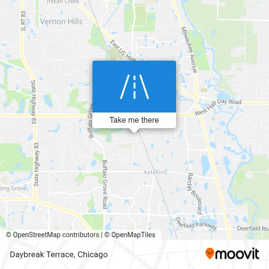 Daybreak Terrace map