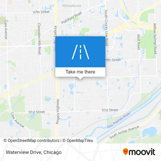 Waterview Drive map