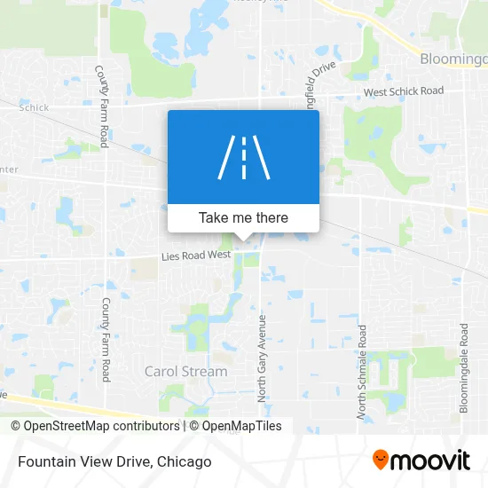 Fountain View Drive map