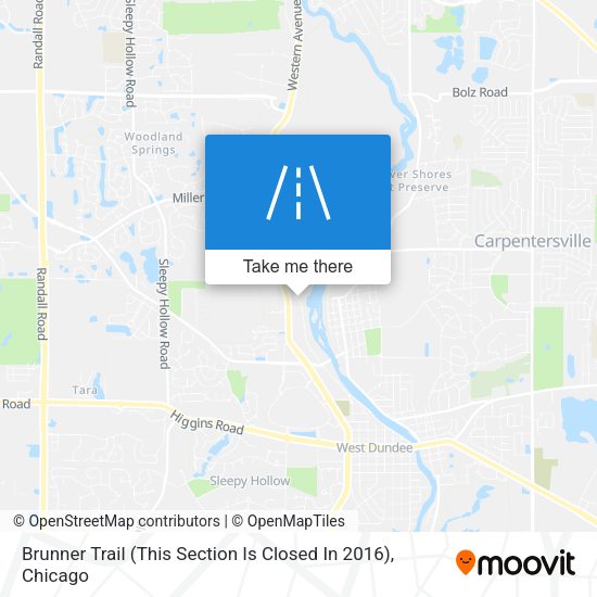 Mapa de Brunner Trail (This Section Is Closed In 2016)