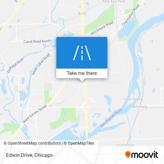 Edwin Drive map