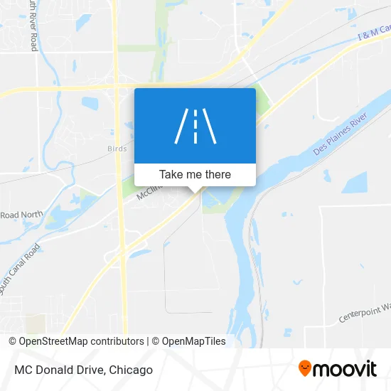 MC Donald Drive map