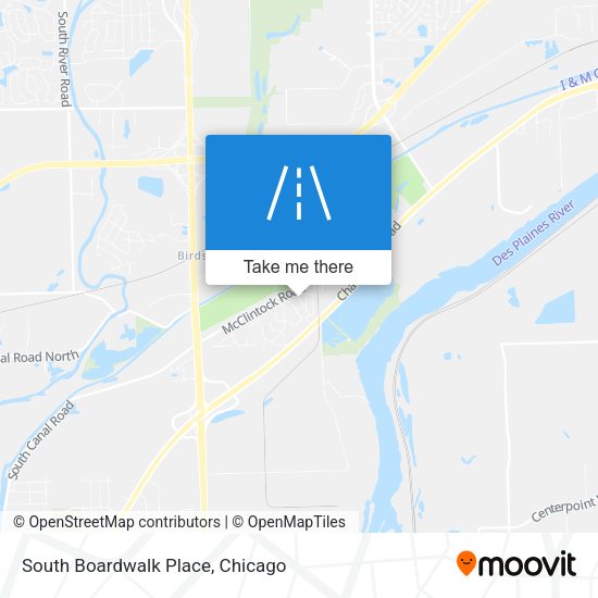 Mapa de South Boardwalk Place